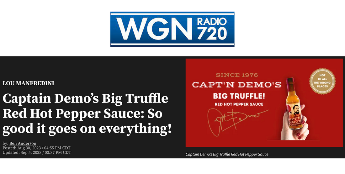 WGN RADIO: Captain Demo Joins Lou Manfredini AKA Mr Fixit